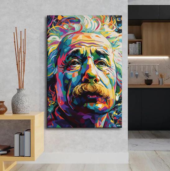 Einstein Tasarımlı Dekor Kanvas Tablo