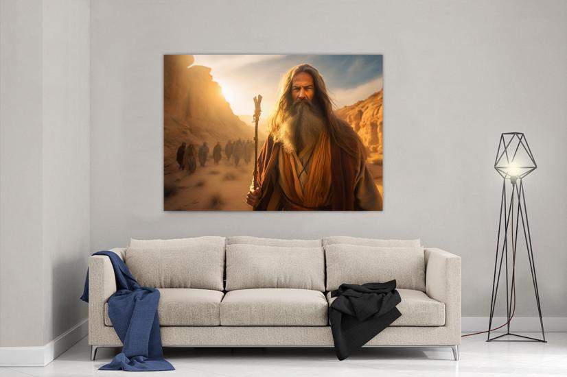 Musa Peygamber Tasarımlı Dekor Kanvas Tablo