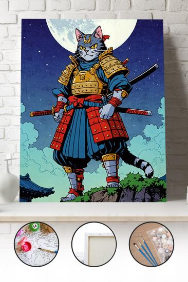 Sayılarla Boyama Seti 40x50 - 50x65 cm Afrikalı Kadın Portresi – Tuval Hobi Boyama Tablosu 01